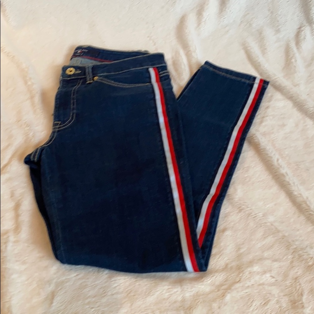 EUC Hilfiger Side Stripe Jeans